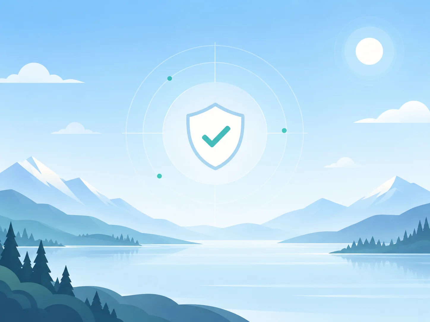 Safe weather illustration