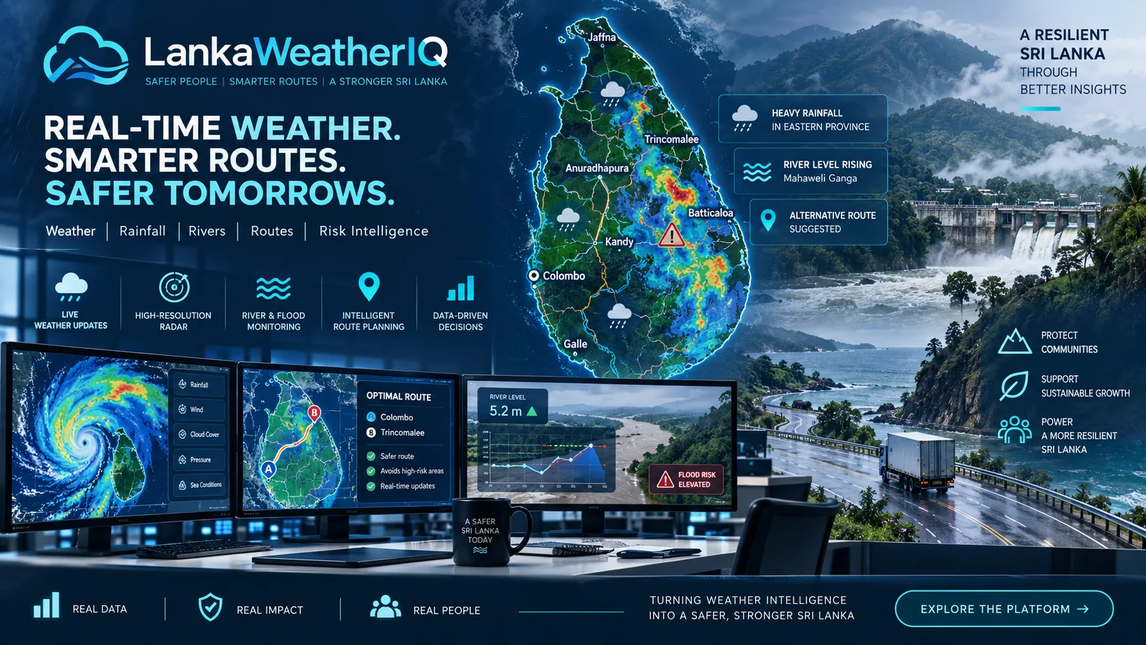 Sri Lanka weather intelligence platform overview